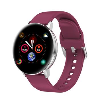 smartwatch redondo rosa 5