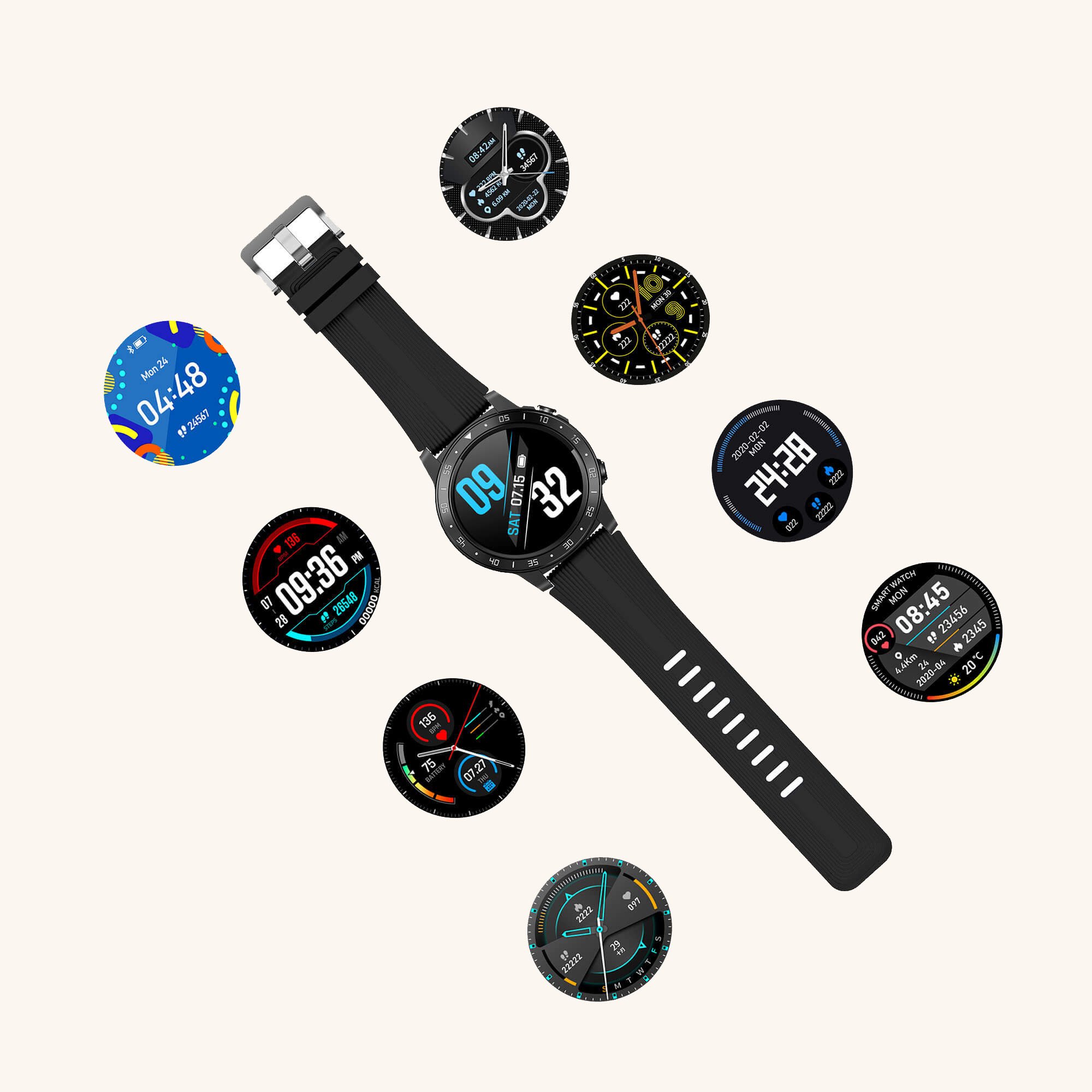 iSmarch smartwatch Interfaz de usuario personalizada