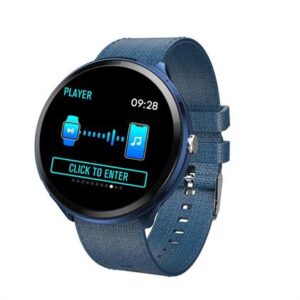 V12 smartwatch azul1