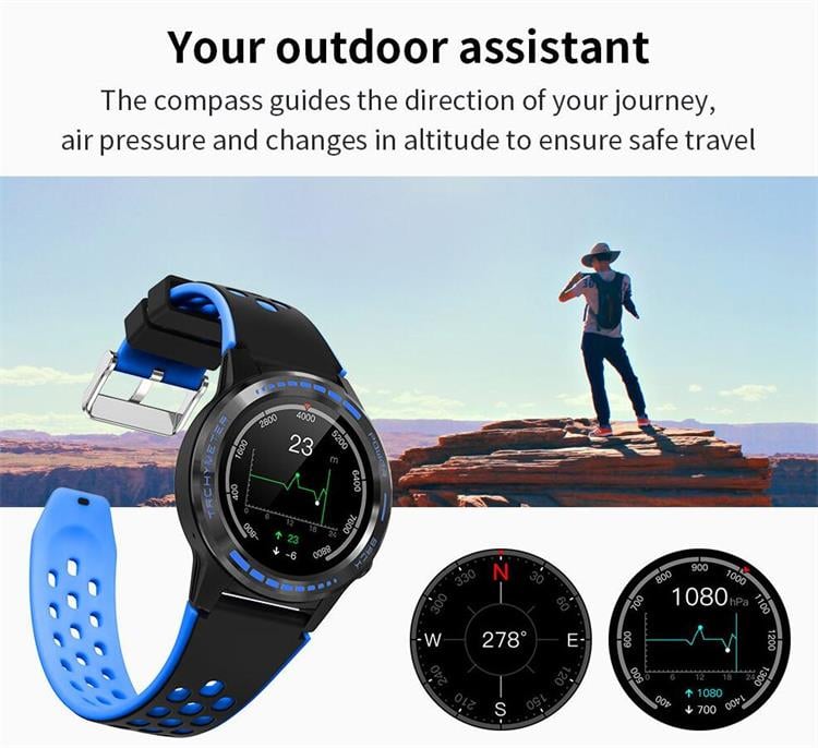 Mãos fitness e tela de smartwatch na natureza para rastrear saúde,  bem-estar e metas de treino aplicativo de tecnologia de progresso esportivo  e mulher atleta com relógio para cronograma de exercícios ou