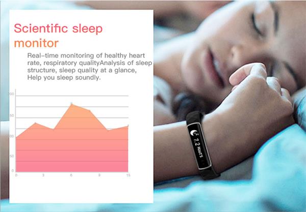 I1 smart band monitorización del sueño