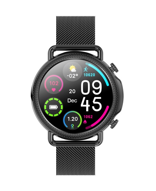 V25 smartwatch negro