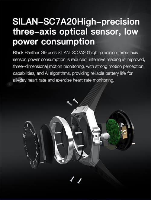 G9 Smartwatch G-Sensor