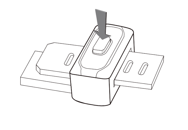 Illustration des fortschrittlichen iSmarch'Smartwatch-Schließmechanismus, der das sichere und manipulationssichere Design zeigt